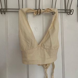 Brandy Melville halter tie crop top